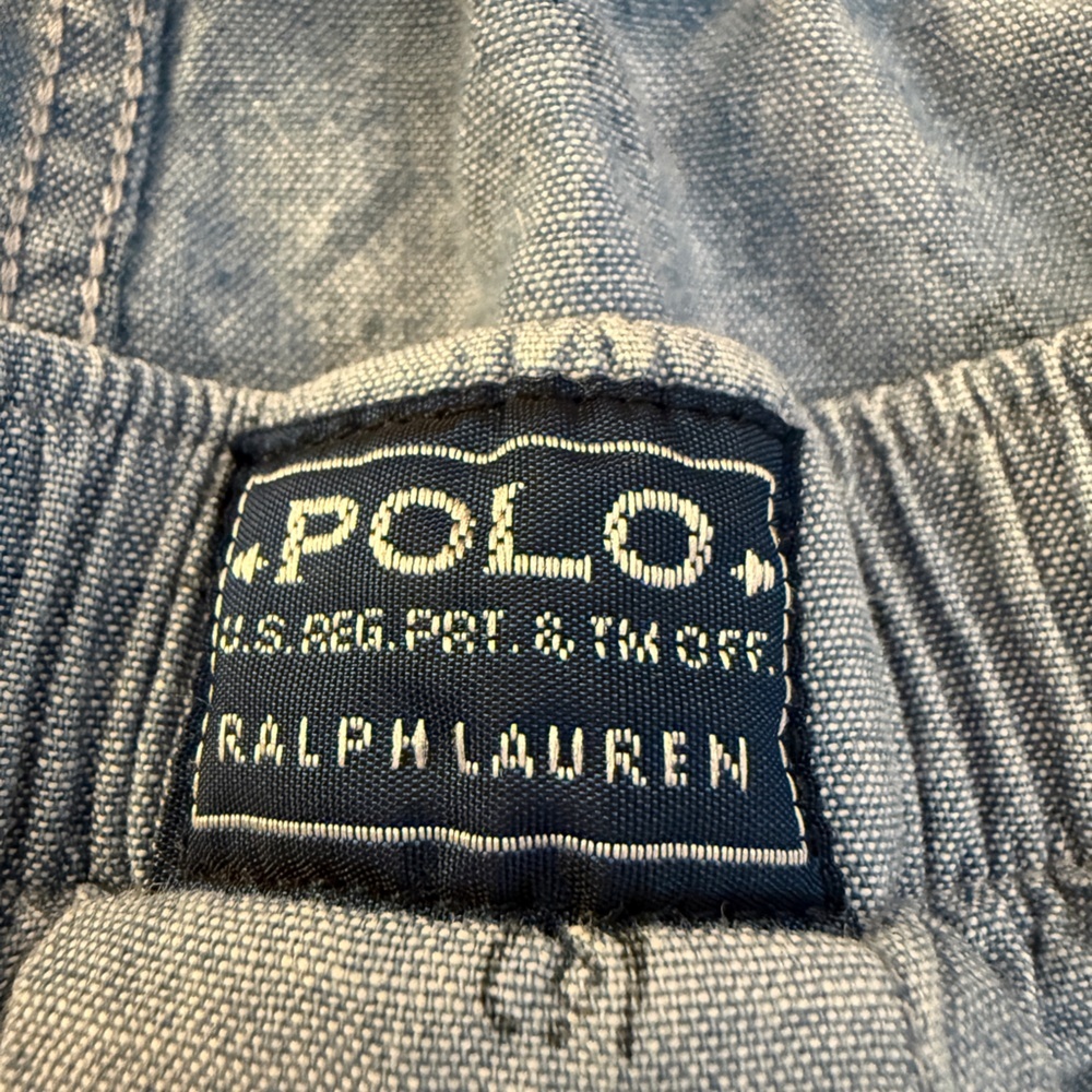 Ralph Lauren Blue Polo Label